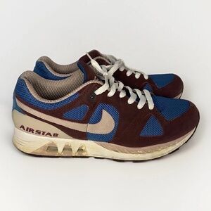 Nike Women’s Size 11 Air Stab Running Shoes Sneakers Pink Purple Blue suede